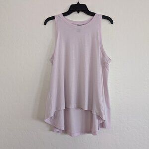 SWEATY BETTY Tank Top Women's 8-10 Easy Peazy Sleeveless Lightweight High Low